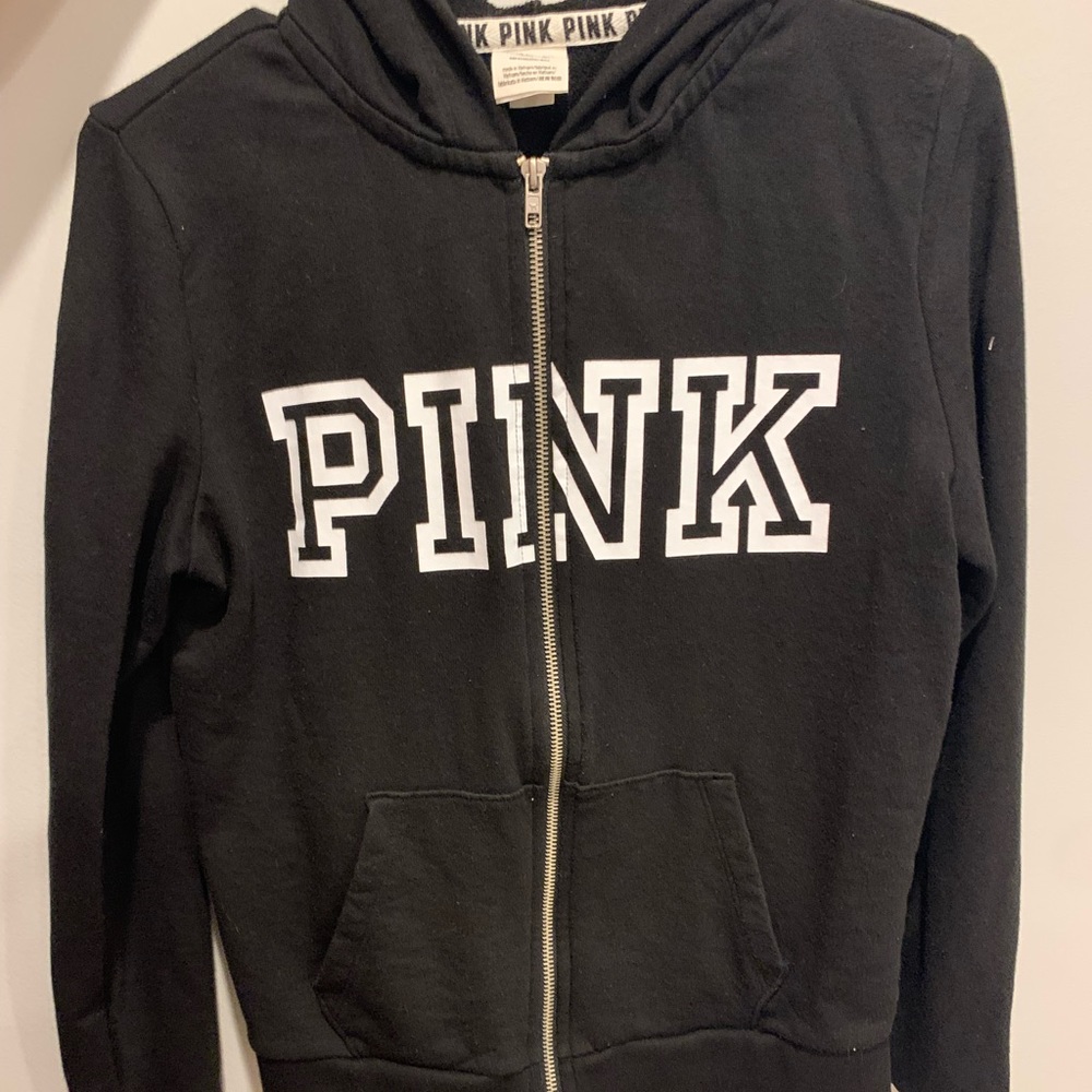 Pink zip up